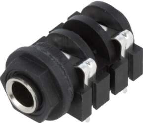 AMPHENOL Connector: Jack 6,3mm; socket