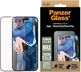 PanzerGlass Screen Protector Aluminum Frame iPhone