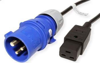 Bachmann cable plug IEC60309-blue - coupling