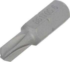 BETA Screwdriver bit; Torq-Set®; TS6; 1/4&quot