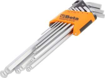 BETA Wrench: hex key-set; spherical; 9pcs