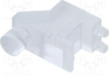 BIVAR Fiber for LED; Ø3mm; Front: