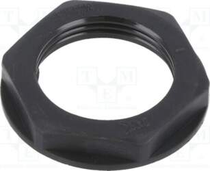 BM GROUP Nut; M25; polyamide; black