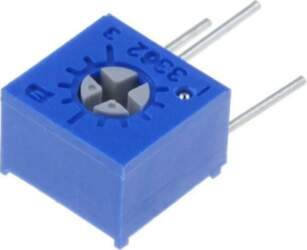 BOURNS Potentiometer: mounting; 500Ω; single turn