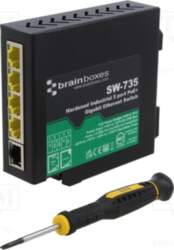 BRAINBOXES Automation module: switch PoE Ethernet