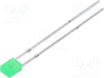BRIGHTEK (EUROPE) LED; green; rectangular; 2x3mm