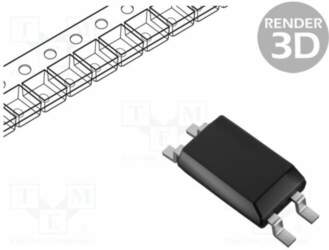 BROADCOM (AVAGO) Optocoupler; SMD; Ch: 4