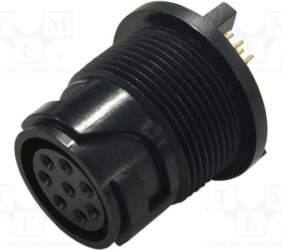 BULGIN Connector: circular; plug; PIN: 8