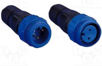 BULGIN Connector: circular; socket; PIN: 6