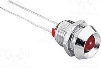 BULGIN Indicator: LED; yellow; for PCB
