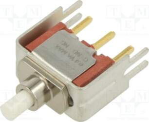 C&K Switch: push-button; Pos: 2; SPDT