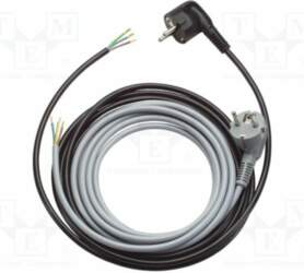 Cable; H05VV-F; 3G1mm2; CEE 7/7 (E/F)