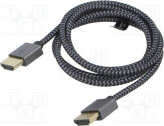 Cable; HDMI plug,both sides; PVC