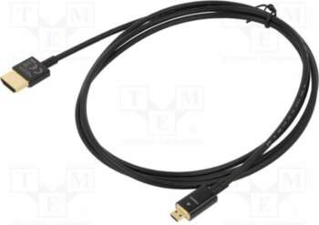 Cable; HDMI plug,micro HDMI plug