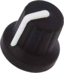 CLIFF Knob; with pointer; rubber,plastic