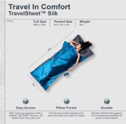 Cocoon TravelSheet Rectangular sleeping bag Cotton
