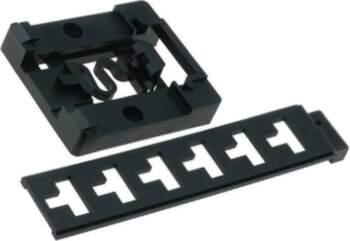 COMBIPLAST DIN rail mounting bracket; black