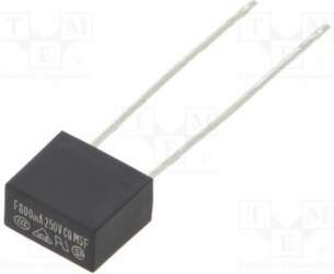 CONQUER ELECTRONIC Fuse: fuse; 800mA; 250VAC