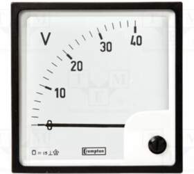CROMPTON / TE CONNECTIVITY Voltmeter; on
