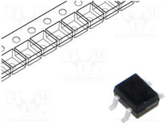 DC COMPONENTS Bridge rectifier: single-phase; 50V