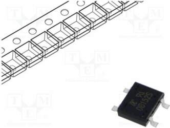 DC COMPONENTS Bridge rectifier: single-phase; Urmax: