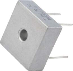 DC COMPONENTS Bridge rectifier: single-phase; Urmax: