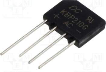 DC COMPONENTS Bridge rectifier: single-phase; Urmax: