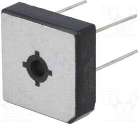 DC COMPONENTS Bridge rectifier: single-phase; Urmax: