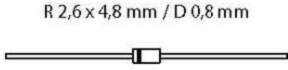DC COMPONENTS Diode 1N4007 1A 1000V