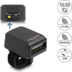 Delock Ring Barcode Scanner 1D and