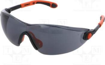 DELTA PLUS Safety spectacles; Lens: darkened