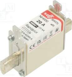 DF ELECTRIC Fuse: fuse; NH000; ceramic