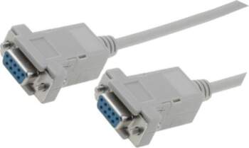 DIGITUS Cable; D-Sub 9pin socket,both