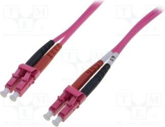 DIGITUS Fiber patch cord; OM4; LC/PC