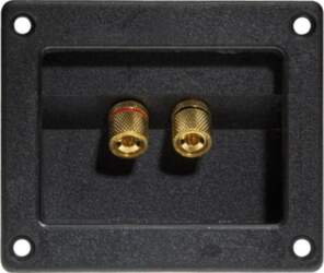 DOUBLE LOUDSPEAKER CONNECTION TERMINAL - SQUARE