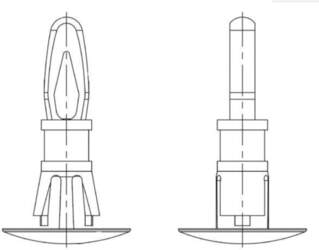 DREMEC Assembly stud; polyamide 66; L: