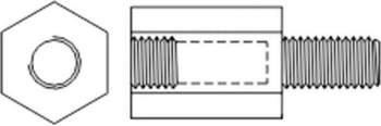 DREMEC Screwed spacer sleeve; 60mm; Int