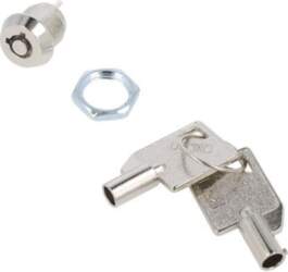 E-SWITCH Switch: key switch; Stabl.pos: