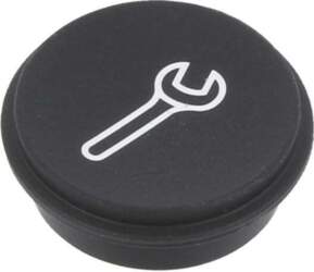 EAO Button; round; Ø21mm; black; 09