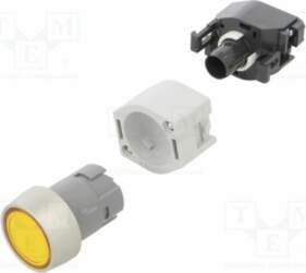 EAO Switch: push-button; 22mm; Stabl.pos: