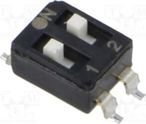 ECE Switch: DIP-SWITCH; Poles number: 2