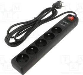 ENERGENIE Plug socket strip: protective; Sockets: