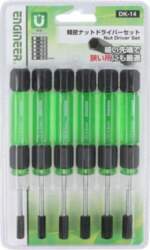 ENGINEER Screwdriver: precision-set; 6-angles socket; Equipment: