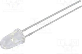 EVERLIGHT LED; red; 5mm; 1000mcd; 6°