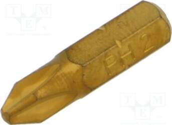 FELO Screwdriver bit; Phillips; PH2; 1/4"