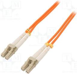Fiber patch cord; OM2; LC/UPC,both