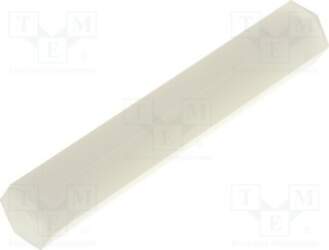 FIX&FASTEN Screwed spacer sleeve; hexagonal; polyamide