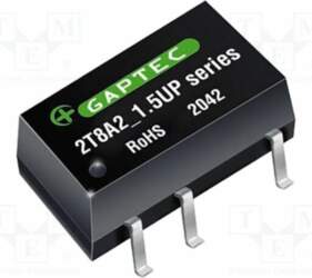 GAPTEC Electronic Converter: DC/DC; 2W; Uin:
