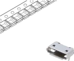 GCT Connector: USB AB micro; socket