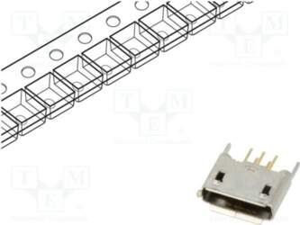 GCT Connector: USB AB micro; socket